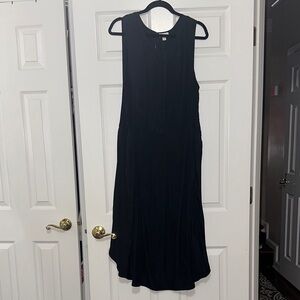 J. Jill Black Maxi Dress with Pockets
